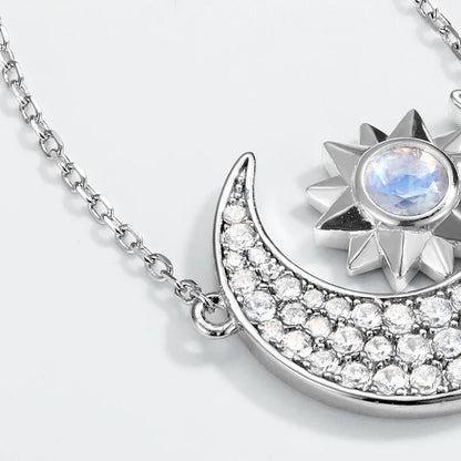 Mondstein - Kette | Luna Lumen | Intuition & Lichtkraft - YNNOVIA