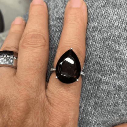 Rauchquarz Ring - Soul Anchor | Erdung & Fokus - YNNOVIA