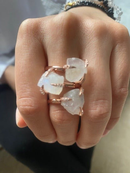 Ring - Seelenspiel | Mondstein - YNNOVIA