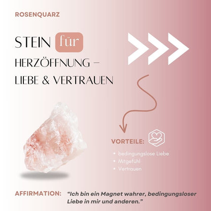 Rosenquarz Ring - Aurora Rose - YNNOVIA