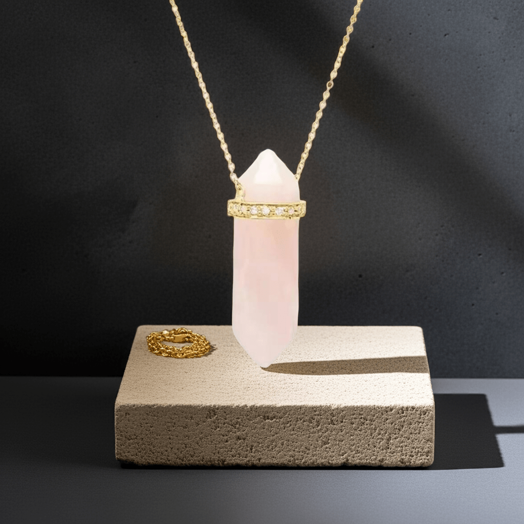 Rosenquarzkette - Celestial Harmony - YNNOVIA