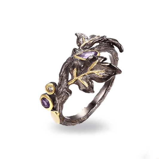 Waldherz – Amethyst Ring der alten Seelen - YNNOVIA